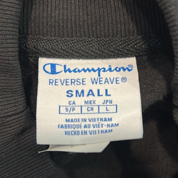 Champion Reverse Weave Polka Dot Crop Length Sweatshirt - Picture 10 of 11